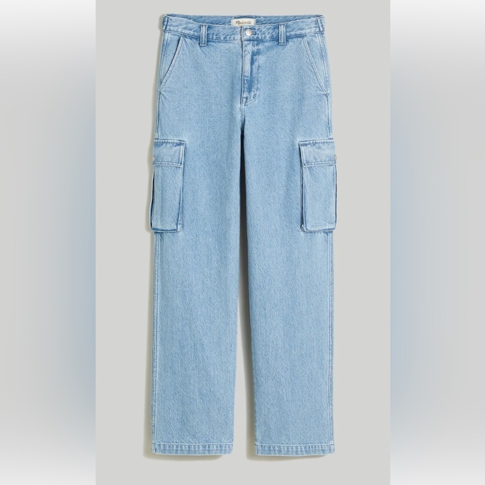Madewell Low Slung Cargo Jeans 28‎ boho grunge baggy streetwear Y2K style